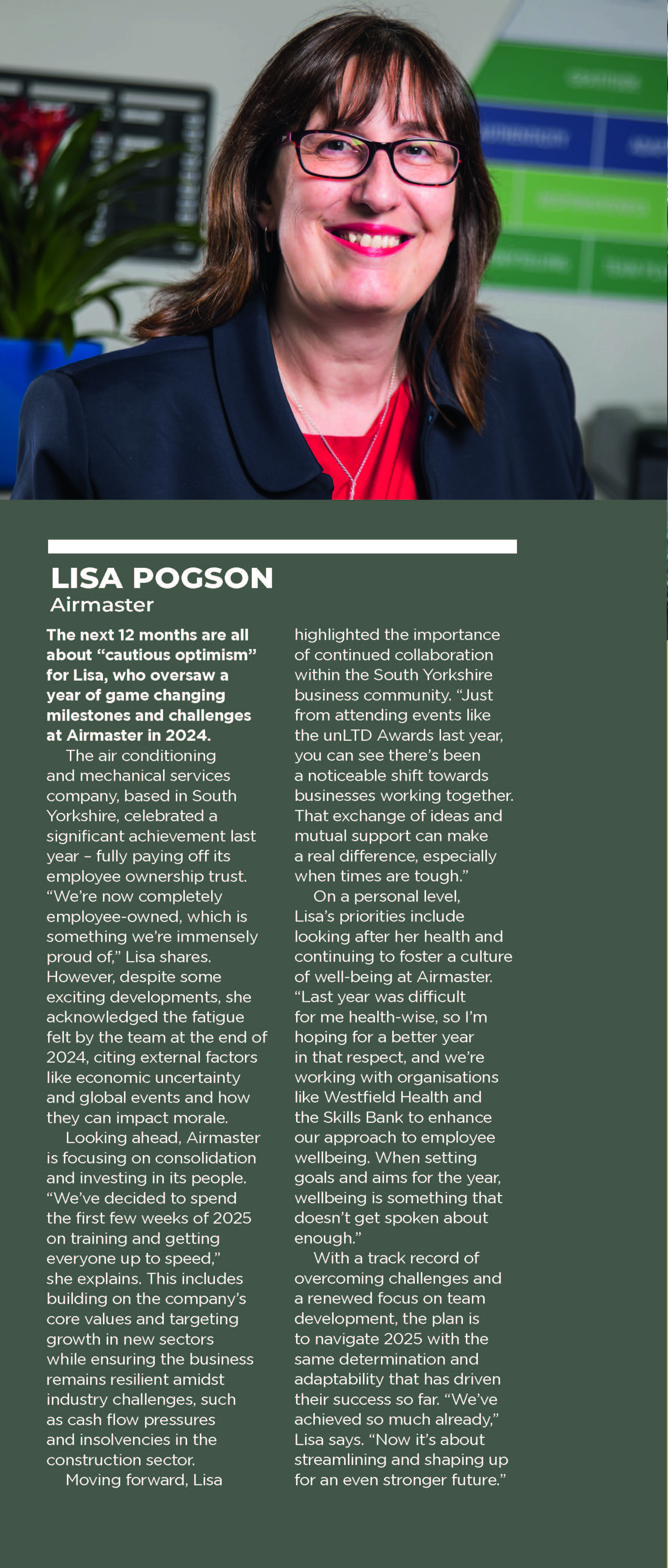 Second image for, unLTD Business - 2025 Vision - Lisa Pogson's column, news article