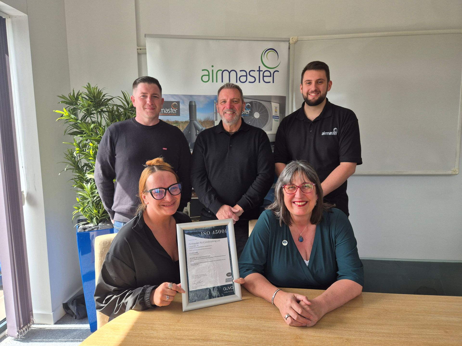 Thumbnail for Airmaster Achieves ISO 45001 Health & Safety Accreditation, Reinforcing Commitment to People and Performance news article